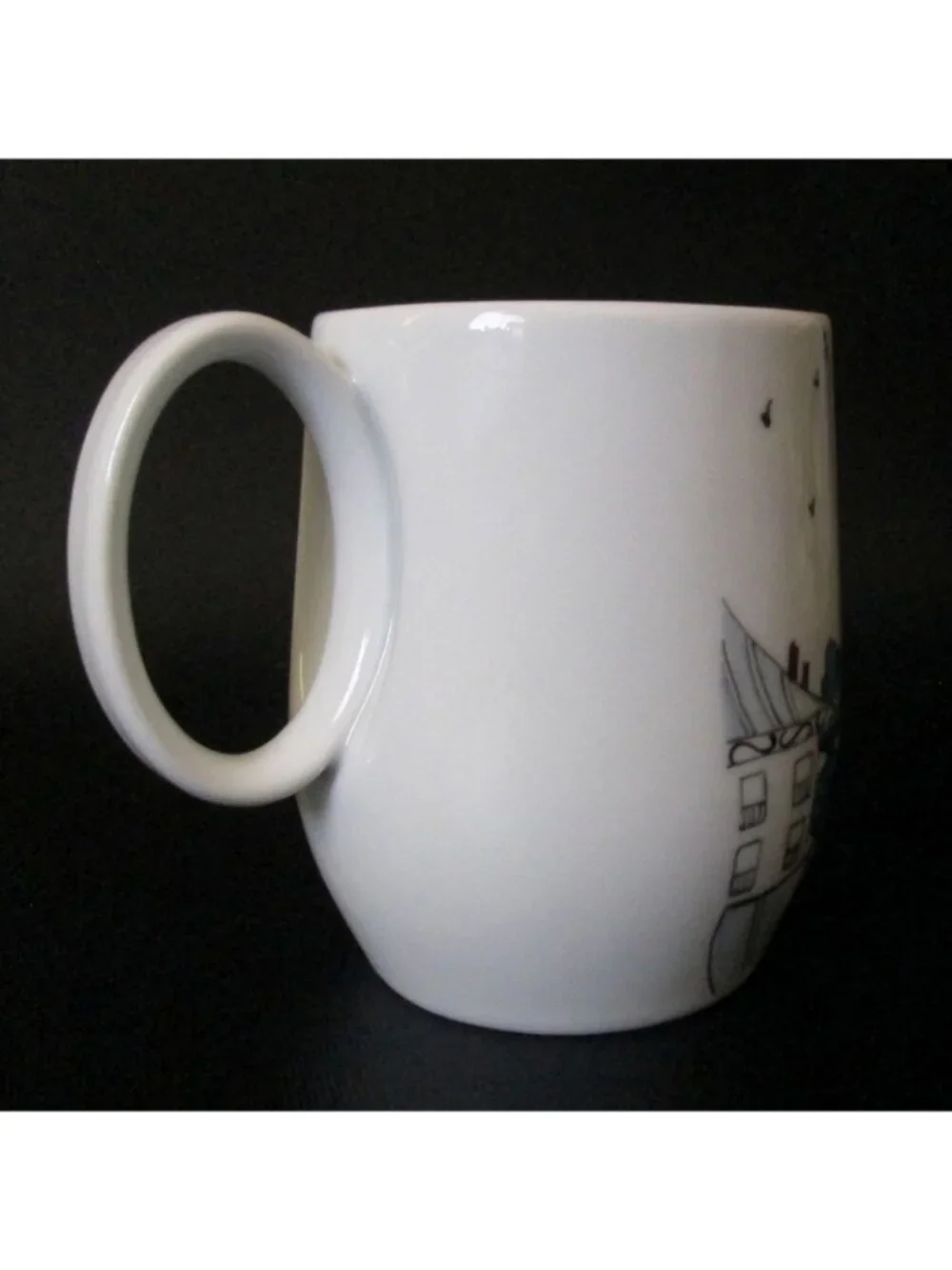 Medard De Noblat Hand Painted Mug Ah! Jalouses Artist Cats In Paris Coffee Cup